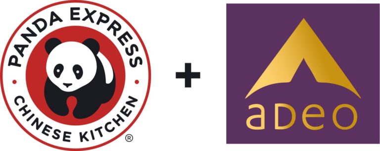 Panda Express Chinese Kitchen logo and Adeo logo