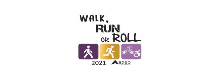 walk run roll logo